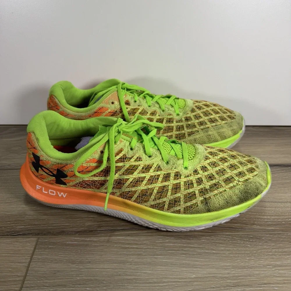 Under Armour FLOW Velociti Wind 2 CN, Green/Black, Size 13 US